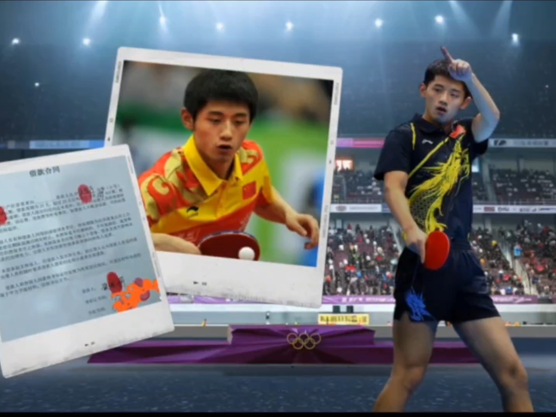 日本乒乓球队血洗德国乒乓球队，张继科绝境逆转